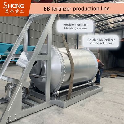 Misturador de fertilizantes BB personalizado com operação automatizada e alta produtividade para a linha de produção de fertilizantes BB