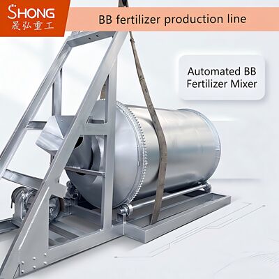 Linha de produção de fertilizantes BB de 15-30KW com tamanho de pellets de 3-5 mm e capacidade de 1-20 t/h para mistura eficiente de fertilizantes