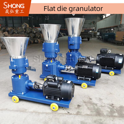 Granulador de fertilizantes orgânicos de aço carbono com 11-37kw de potência e tamanho de grânulos de 1-10mm