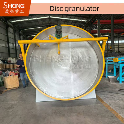 1.7 - 4,2 m de diâmetro Granulador de disco anticorrosivo com alta taxa de granulação para fertilizantes orgânicos