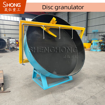 Máquina de granulação de fertilizantes de aço carbono 380V com taxa de granulação de 93% para uma granulação eficiente da panela