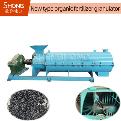 Granulador de fertilizantes orgânicos para grânulos em forma de esfera com 100% de teor orgânico e 20% a 40% de granulação de umidade