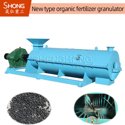 Granulador de Fertilizante Orgânico de Esterco de Galinha de 75kw com 20%-40% de Umidade e Tamanho de Partícula de 1-10mm