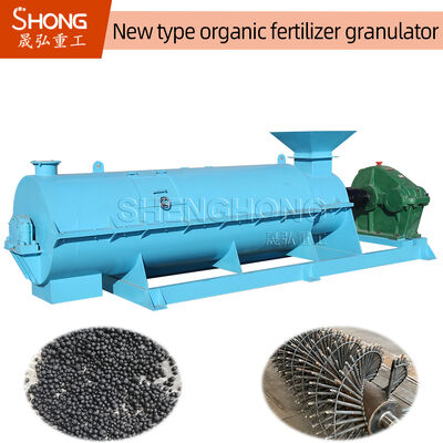 Granulador de fertilizantes orgânicos de tipo molhado com 20% a 40% de umidade de alimentação e 97% de taxa de produto acabado