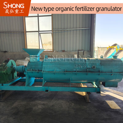 Granulador de fertilizantes orgânicos de lama Granulador de composto Máquina de granulação com dentes de mexer 380V Capacidade de 5-10 toneladas/h