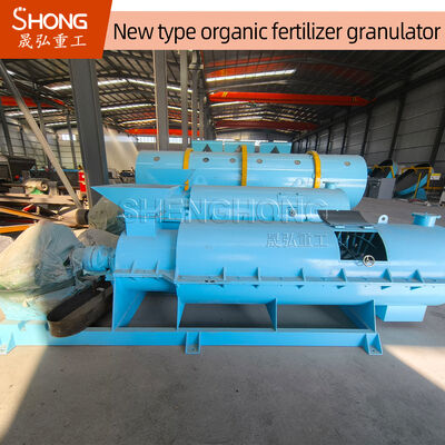 Máquina de granulação de fertilizantes orgânicos de aço carbono de 37kw de potência para granulação de composto de tamanho de partícula de 1-10 mm