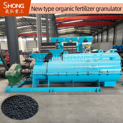 Granulador de fertilizantes orgânicos de alta capacidade para produção de grânulos esféricos de poupança de energia