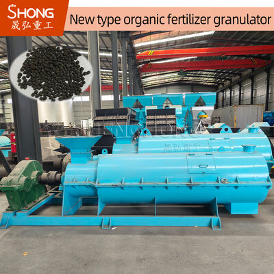 Granulador de Fertilizante Orgânico de 30-75kw e Tensão de 380V para Produção de Grânulos Esféricos