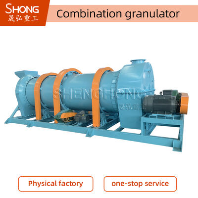 Máquina automática de fabricação de fertilizantes de composto com capacidade de 5-15 t/h e potência de 30 kW para produção de fertilizantes orgânicos