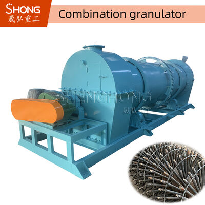 Máquina Granuladora de Fertilizantes de Aço Carbono com Alta Taxa de Granulação de 80%-90% e Sem Necessidade de Aglutinante para Produção de Fertilizantes Orgânicos