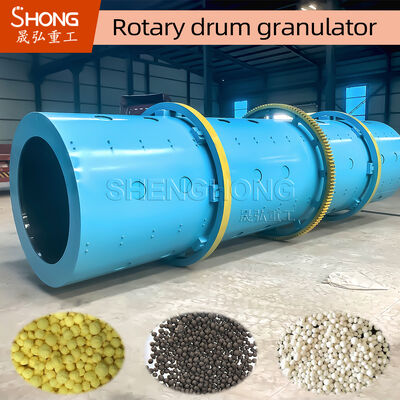 Velocidade de aço inoxidável da capacidade 11.5r/min do granulador 8t/h do cilindro giratório para o adubo composto orgânico