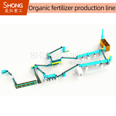 Granulador de fertilizantes orgânicos de esterco de aves de capoeira de 10 t/h com elevada velocidade de embalagem e sem necessidade de aglutinante