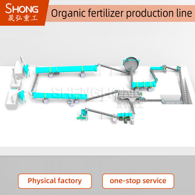 Linha de produção de fertilizantes orgânicos de granulação úmida com granulador combinado e peças sobressalentes de dentes de agitação