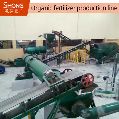 Linha de produção de fertilizantes orgânicos com grânulos esféricos 20-40% de teor de umidade Não é necessário aglutinante