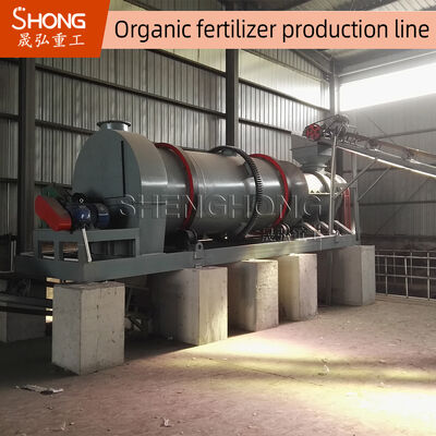 Linha de produção de fertilizantes orgânicos de 20 toneladas/hora com fermentação e granulação para produção agrícola