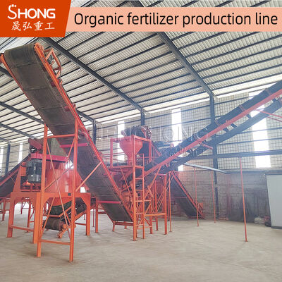 Máquina granuladora de fertilizantes orgânicos certificada BV com capacidade de produção de 8-10 t/h e tamanho de granulado ajustável de 0,3-3,0 mm