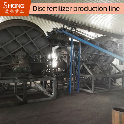 Linha de produção de fertilizantes orgânicos pronta para uso de 50.000 a 100.000 TPY com granulador de tambor dois em um para engenharia de biofertilizantes
