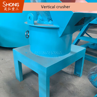 Triturador de Fertilizante Tipo Corrente Vertical com Rotor de Alta Velocidade e Tela Ajustável de 3-8mm para Umidade de Alimentação de até 25-30%