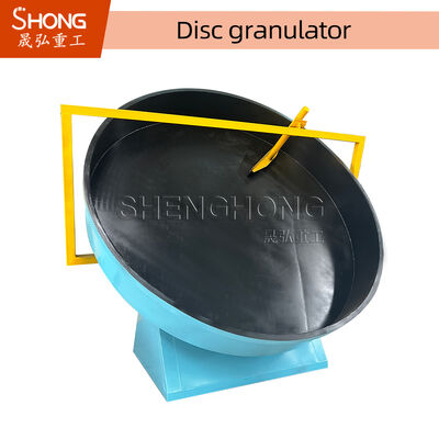 Pelletizador do disco do granulador do adubo orgânico dos grânulo de 5mm com tensão 380V e umidade da alimentação de 20%-40%