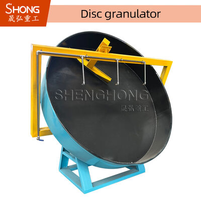 Granulador de disco de aço carbono de estrutura simples para grânulos de fertilizantes em forma de bola