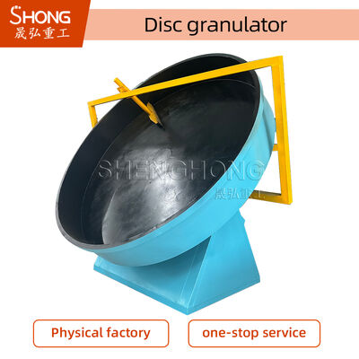 Granulador de disco em forma de esfera de 6 t/h para produção de grânulos de fertilizantes orgânicos