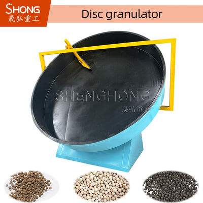 Máquina de granulação de fertilizantes de aço carbono 380V com taxa de granulação de 93% para uma granulação eficiente da panela