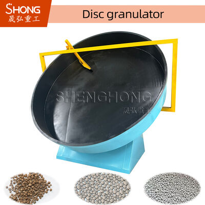 Granulador de disco Granulador de panela para fertilizantes orgânicos com grânulos de 3-5 mm Tensão 380V e taxa de formação > 98%