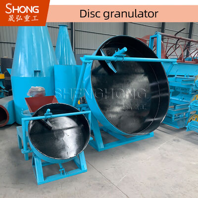 Granulador de Fertilizante Composto de Disco com Inclinação Ajustável do Disco, Acionamento por Correia Flexível e Estrutura Robusta
