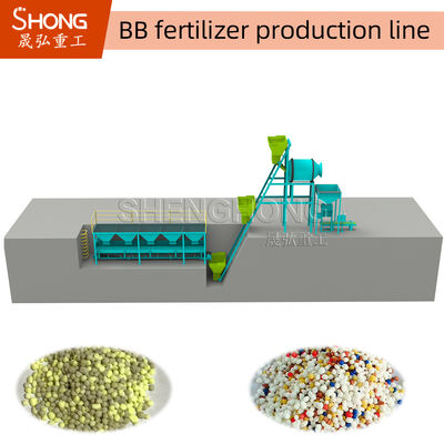 Misturador de fertilizantes BB personalizado com 380 voltagem e 1 ano de garantia para linha de produção de fertilizantes