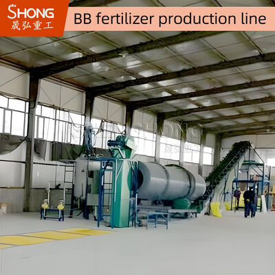 Linha de produção de fertilizante BB com capacidade de produção de 1-5t/h com alta eficiência de trabalho e recursos personalizáveis