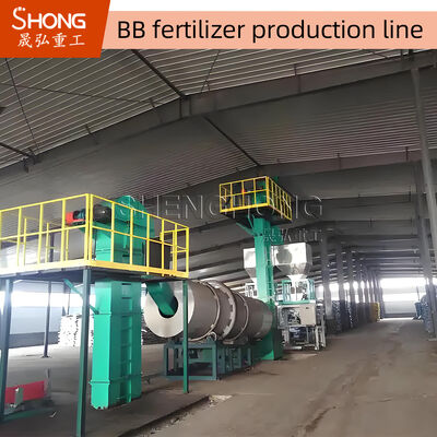 Linha de produção de fertilizantes BB de alta precisão de 15-22kw de voltagem personalizada para planta de fertilizantes de mistura a granel