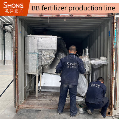 Linha de produção de fertilizantes BB com capacidade de 3-8 toneladas por hora, sistema de controle automatizado e recursos de economia de energia