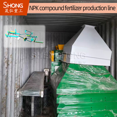 Linha de produção automática de fertilizantes orgânicos com uma taxa de granulação > 98% e um granulador de sal de potássio de capacidade de 1 a 10 t/h