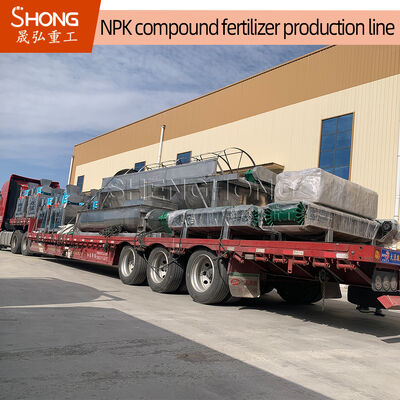 Linha de produção de fertilizantes NPK de pó químico de 5 t/h com granulador de extrusão de rolos duplos