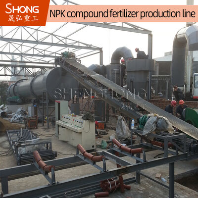 Máquina granulante elétrica de alta capacidade para pelletização de fertilizantes com fácil manutenção e baixo ruído
