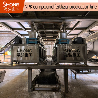Linha de produção de fertilizantes compostos NPK 6-8 t/h Capacidade