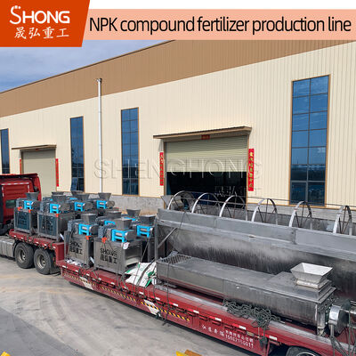 Linha de produção de fertilizantes NPK de granulados de forma oval com capacidade anual de 5000-200 000 toneladas e projeto de economia de energia