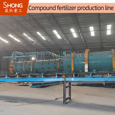 Máquina granuladora de tambor rotativo de aço carbono com taxa de granulação de 70% e resistente à corrosão para produção de fertilizantes