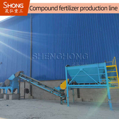 Granulador de tambor de fertilizante NPK de alta capacidade 5-100 T/H com alto teor de nutrientes e linha de produção altamente automatizada