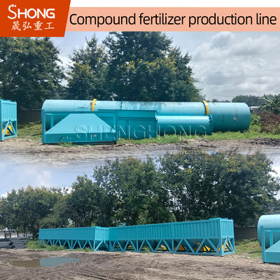 Planta de fertilizantes NPK em forma de esfera com granulação de fertilizantes compostos garantida por um ano