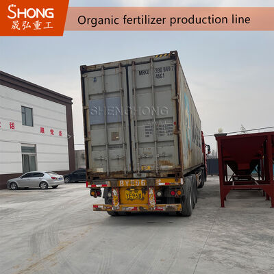 Máquina granulante de fertilizantes de capacidade 2-5 T/H para produção de fertilizantes orgânicos com construção de aço carbono ou aço inoxidável e sem necessidade de aglutinante