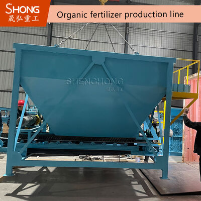 Linha de produção de fertilizantes orgânicos de 15 kW para 1-20 mil toneladas por ano com umidade inferior a 10%