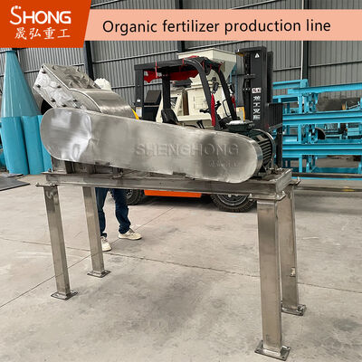 Linha de produção de fertilizantes orgânicos biológicos de 2 a 3 toneladas/hora com grânulos em forma de esfera e taxa de granulação > 98%