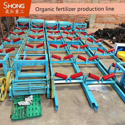 linha de produção de adubo orgânico de esterco de aves 10t/H com taxa de granulação >98% para reciclagem de resíduos