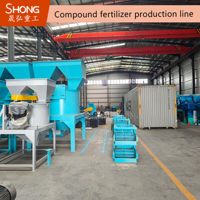 Linha de produção de fertilizantes compostos NPK OEM personalizada com configuração flexível e capacidade de 1 a 50 T/H