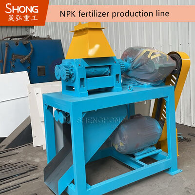 Linha de produção de fertilizante de rolo duplo de operação totalmente automática de granulação seca com tamanho granular de 2,5-20mm
