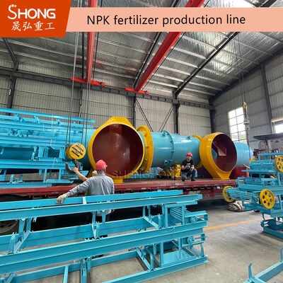 Linha de produção de fertilizantes NPK com tecnologia de granulação seca e alta taxa de moldagem única para zero emissões de resíduos