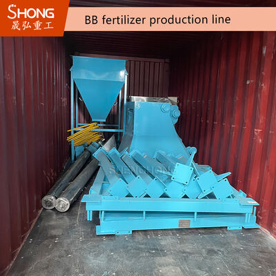 Linha de produção de fertilizantes BB com sistema de controlo automatizado para poupança de energia e protecção do ambiente a 6-12 toneladas por hora