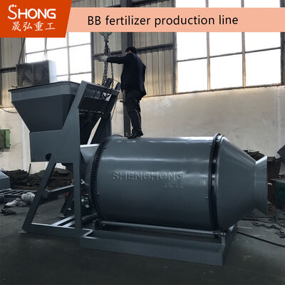 Linha de produção de fertilizantes BB com capacidade de 1-20t/h, potência de 15-30KW e granulador de tensão personalizado