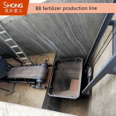 Linha de produção de fertilizantes BB de aço carbono com capacidade de 15-20 t/h e alta taxa de granulação